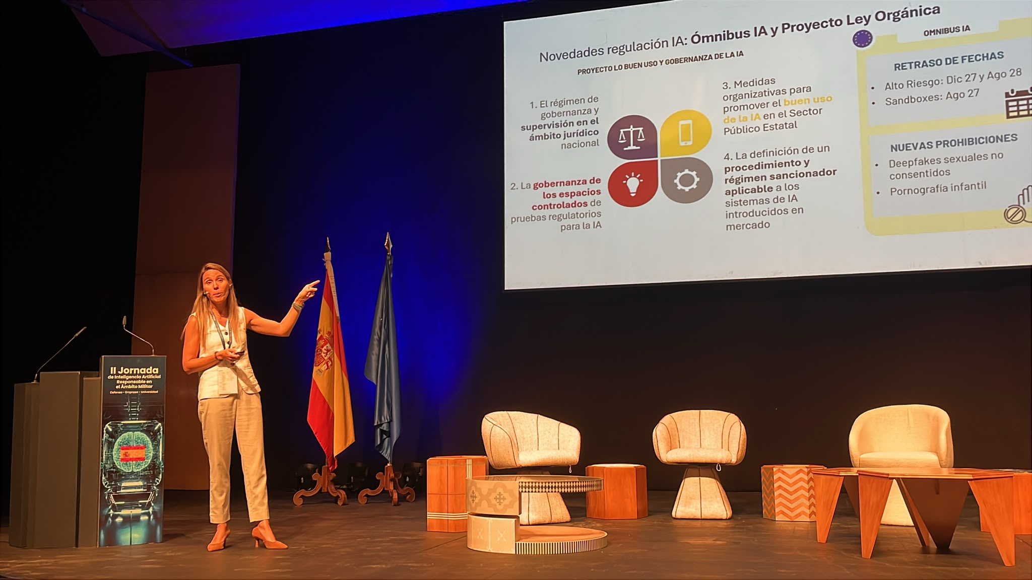 Cierre de la II Jornada de Inteligencia Artificial Responsable en el Ámbito Militar